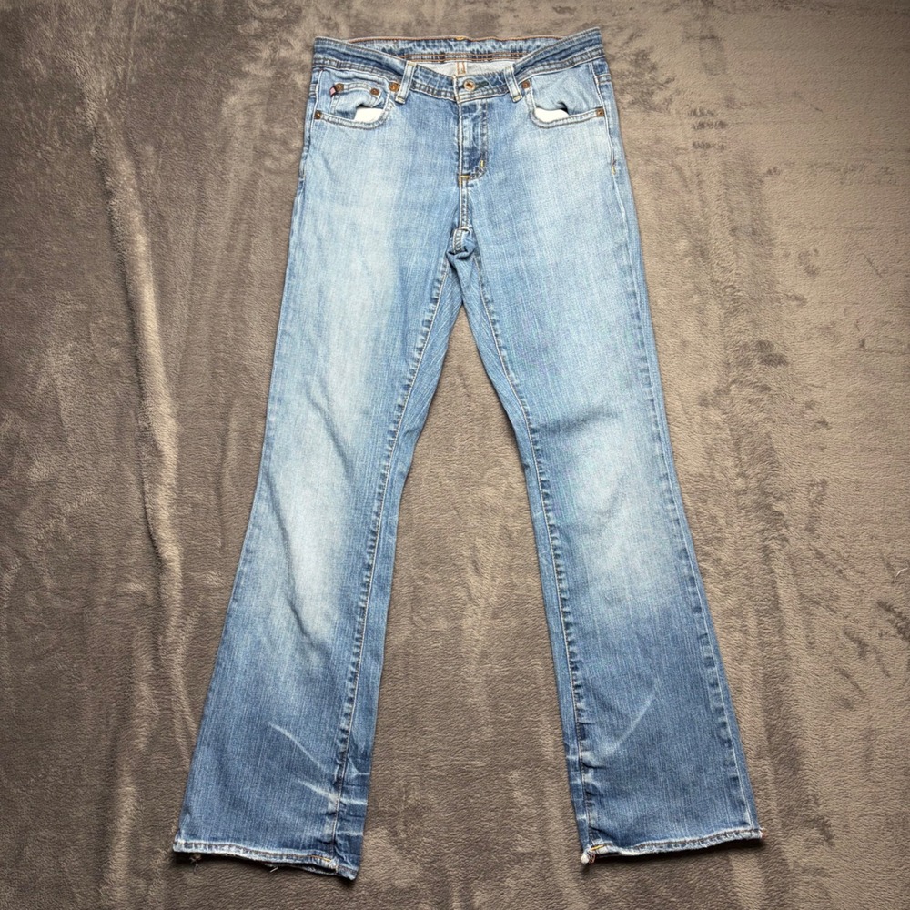 Vintage Polo Jeans Co Ralph Lauren Jeans Womens 30 Light Blue Stretch Kelly Boot